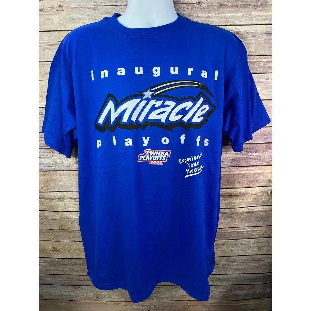 90S Orlando Miracle 2000 Wnba Magic Playoffs Vtg Shirt Mens Size Xl